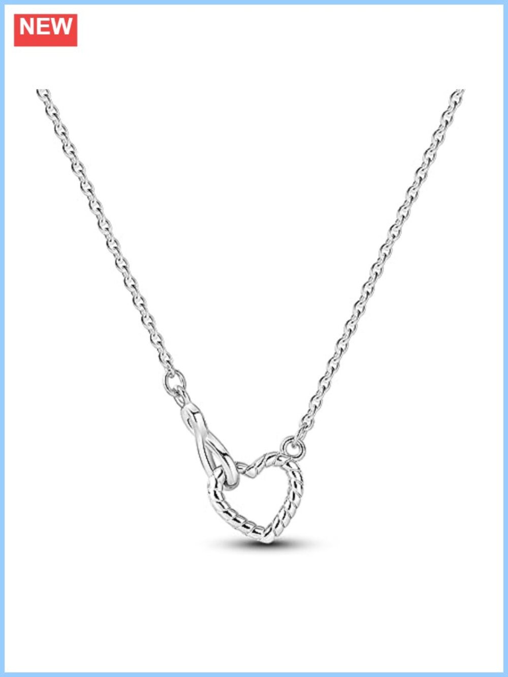925 Sterling Silver Tulip Heart Pendant Necklace for Women